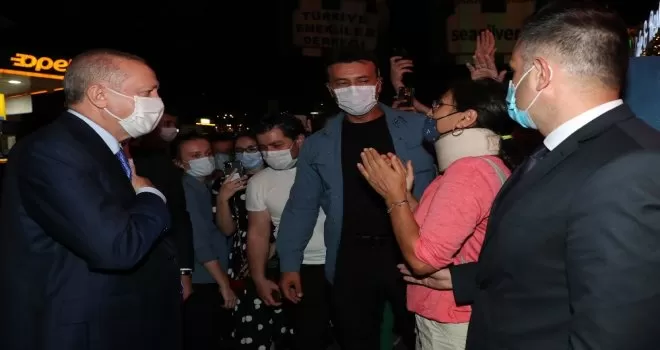 Cumhurbaşkanı Erdoğan’dan Üsküdar’da sürpriz ziyaret
