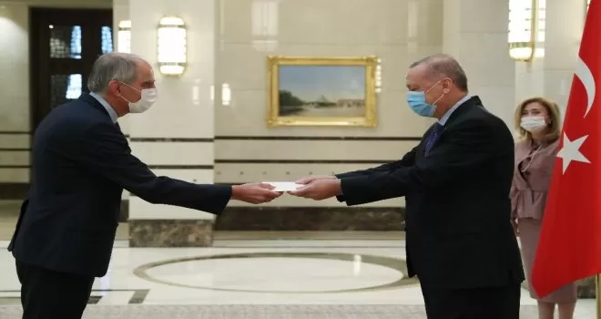 Cumhurbaşkanı Erdoğan, Fransa Büyükelçisini kabul etti
