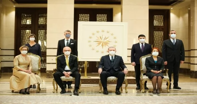 Cumhurbaşkanı Erdoğan, İsveç Büyükelçisini kabul etti