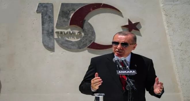 Cumhurbaşkanı Erdoğan Meclis’te düzenlenen 15 Temmuz anma törenine katıldı
