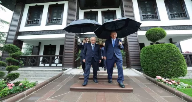 Cumhurbaşkanı Erdoğan, MHP Lideri Bahçeli’yi konutunda ziyaret etti
