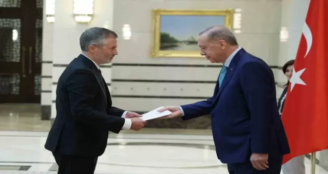 Cumhurbaşkanı Erdoğan, Norveç Büyükelçisi Gaarder’i kabul etti
