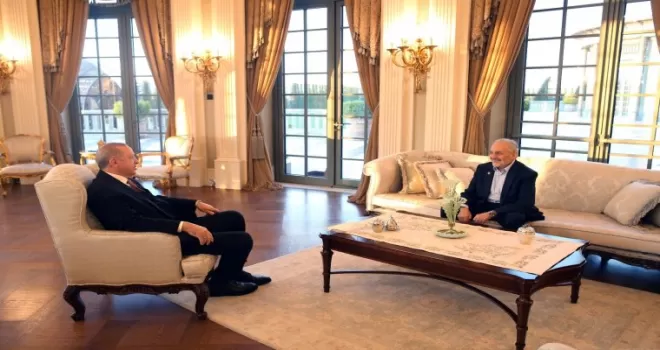 Cumhurbaşkanı Erdoğan, Oğuzhan Asiltürk ile iftar yaptı

