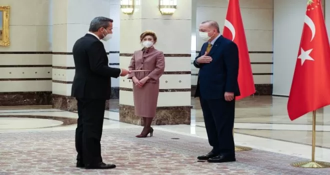 Cumhurbaşkanı Erdoğan, Portekiz Büyükelçisini kabul etti