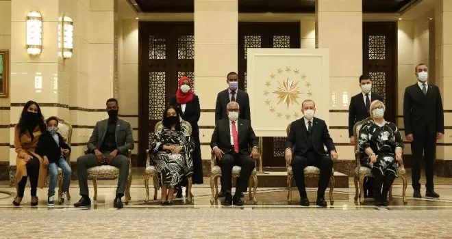 Cumhurbaşkanı Erdoğan, Sudan Büyükelçisini kabul etti
