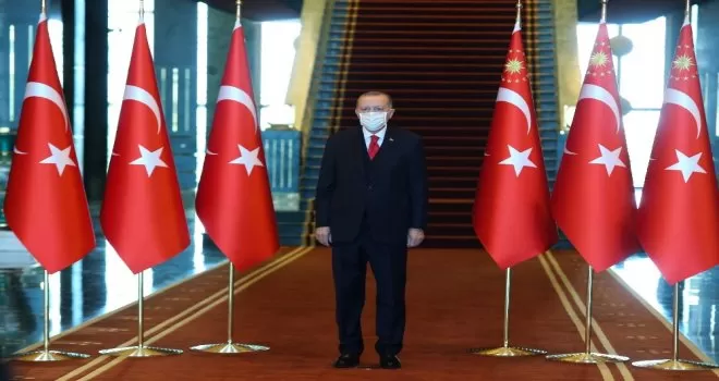 Cumhurbaşkanı Erdoğan, tebrikleri kabul etti