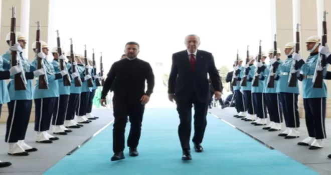 Cumhurbaşkanı Erdoğan, Zelenskiy ile görüştü