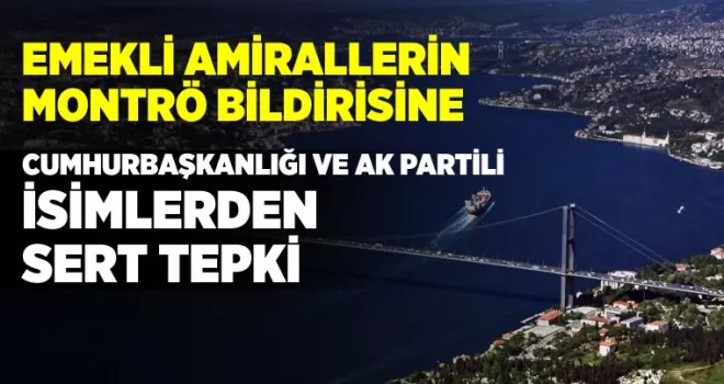 Cumhurbaşkanlığı ve Ak Parti'li isimlerden 103 amiralin bildirisine tepki
