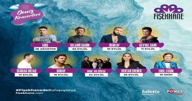 Deniz konserleri müzikseverleri bekliyor
