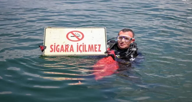 Denize bakın neler atmışlar!