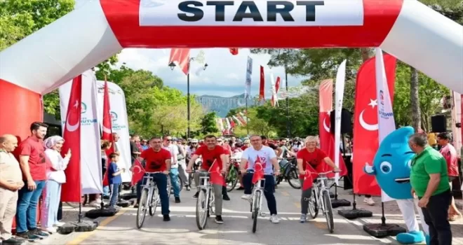 Denizli’de 19 Mayıs ruhuyla umuda pedal çevirdiler