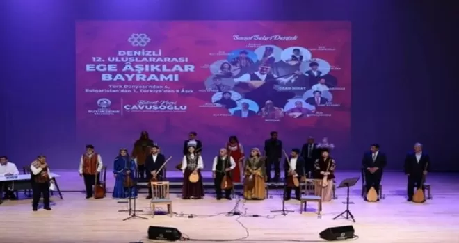 Denizli’de Aşıklar Bayramı kültür şölenine dönüştü