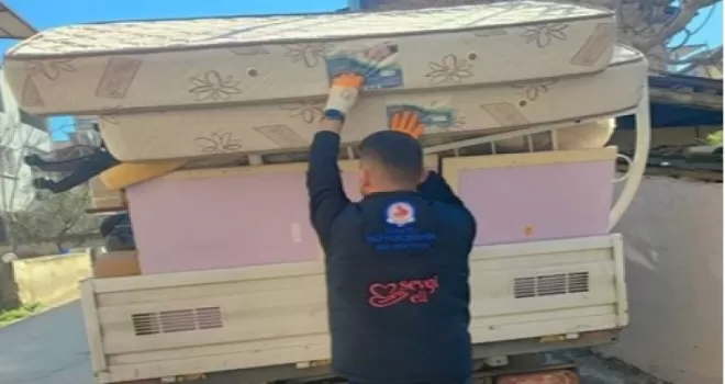 Denizli’de ’Sevgi Eli’ ailenin yaralarını sardı