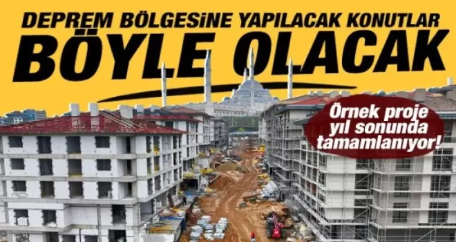Deprem Bölgesinde Yapılacak Konutlara Örnek Proje! 