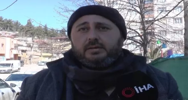 Depremde yaşadığı dehşeti anlattı
