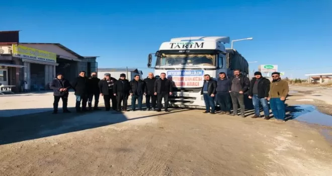 Depremzede Adıyamanlı çiftçilere yem yardımı
