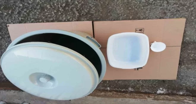 Depremzedeler için “seyyar tuvalet“ üretimine başlanıldı
