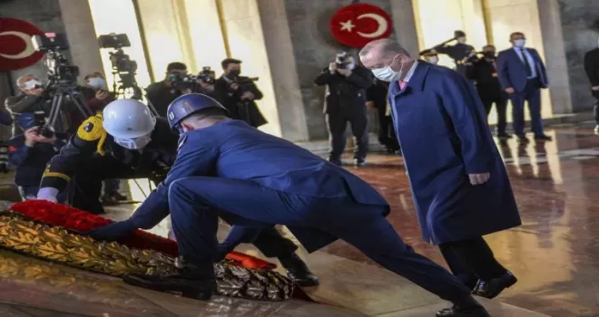 Devletin zirvesi Anıtkabir’de
