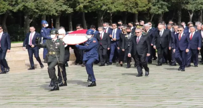Devletin zirvesi Anıtkabir’de
