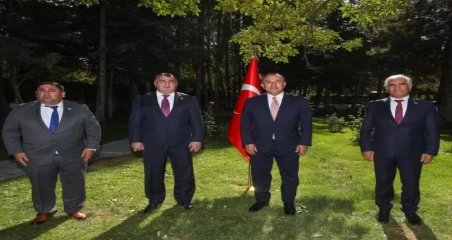 Dışişleri Bakanı Çavuşoğlu, Kassanov’u kabul etti
