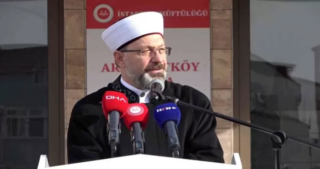 Diyanet İşleri Başkanı Ali Erbaş Arnavutköy’de Kur’an Kursu açılışına katıldı
