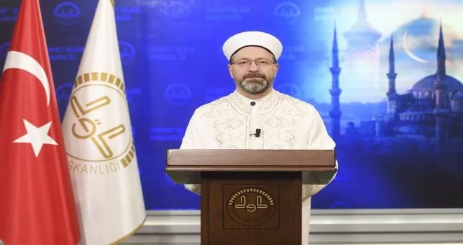 Diyanet İşleri Başkanı Erbaş’tan ‘Berat Gecesi’ mesajı
