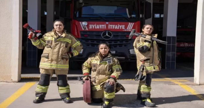 Diyarbakır İtfaiyesi’nde kadınlar tabuları yıkıyor