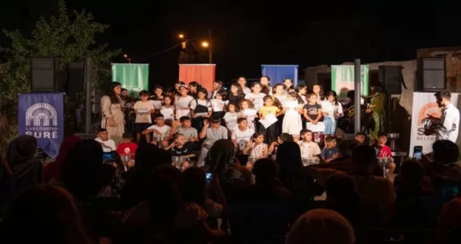 Diyarbakır Kervanpınarlı çocukların müzik yolculuğu sahneye taşındı
