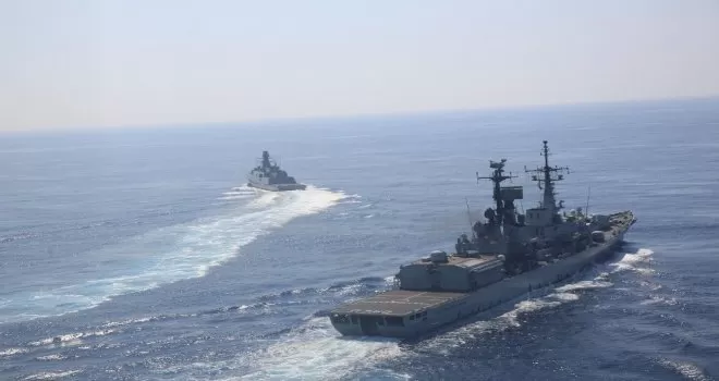 Doğu Akdeniz’de deniz eğitimleri hız kesmiyor
