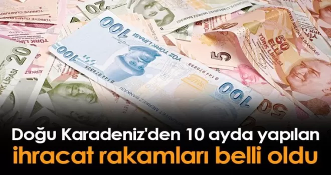 Doğu Karadeniz Bölgesinin İhracat Rakamları Belli Oldu!
