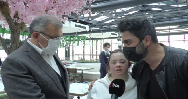 Down sendromlu Büşra Nur’un hayalleri gerçek oldu
