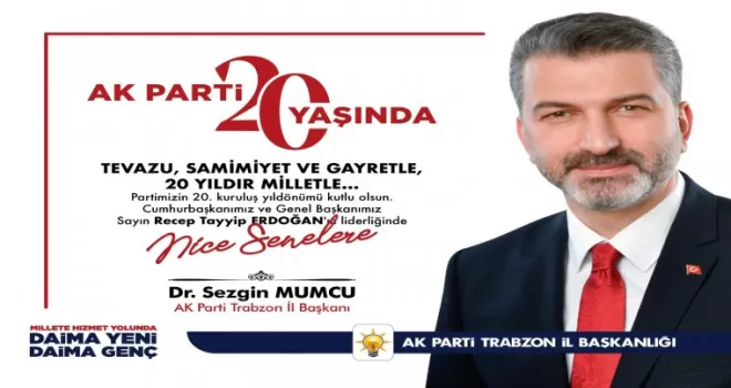 Dr. Sezgin Mumcu'dan 20. yıl mesajı