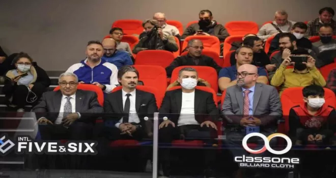 Dünya bilardo sporcuları Gölbaşı’nda ter döktü
