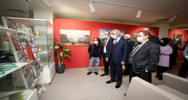 Dünya Göçmenler Günü’nde resim sergisi açıldı
