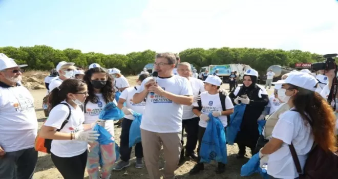 Dünya Temizlik Günü’nde Çiftalan Ormanı temizlendi
