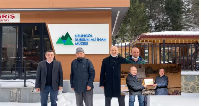 Dursun Ali İnan'a teşekkür plaketi!