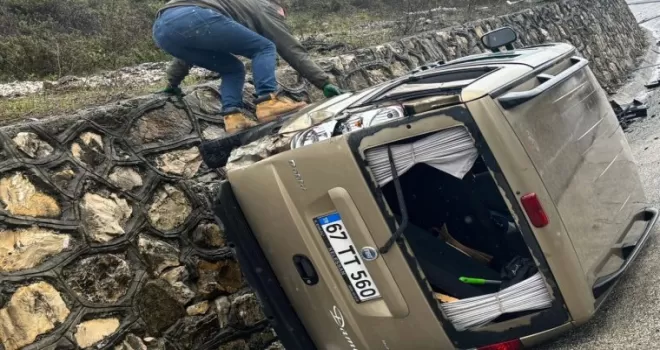 Düzce Akçakoca’da trafik kazası: 1 yaralı