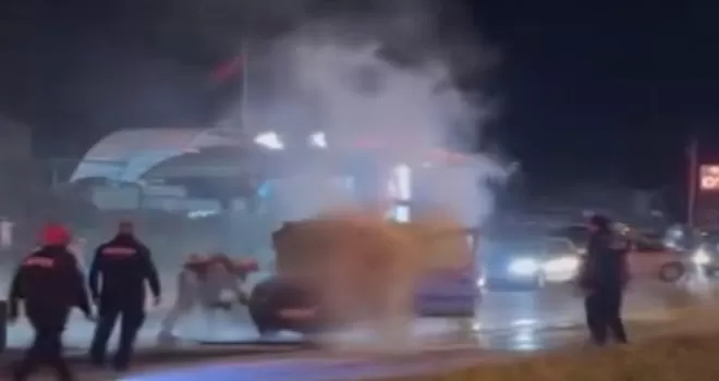 Düzce’de bir araç yangını daha!