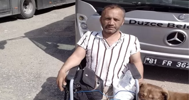 Düzce’de  engelli bireyin acı sonu!