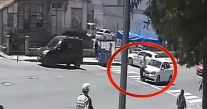 Düzce’de yaya geçidinde kaza