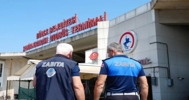 Düzce Terminali’nde kapsamlı denetim