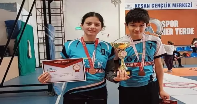 Edirne’de Yenimuhacır Ortaokulu’ndan gururlandıran başarı