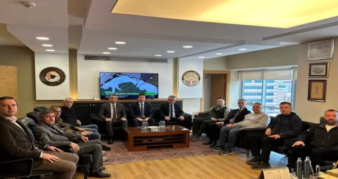 Edirne’de Ziraat Bankası yetkililerinin Keşan TSO ziyareti