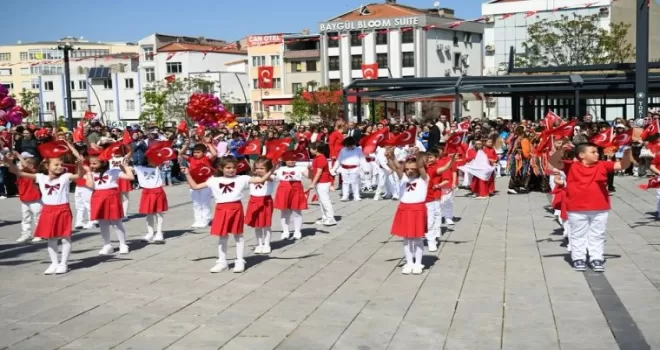 Edirne Keşan’da 23 Nisan kutlandı