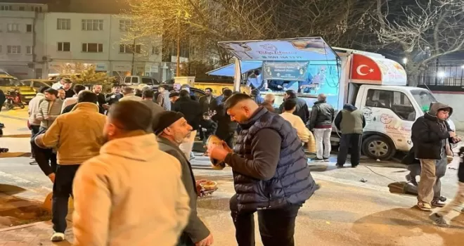 Edirne Keşan’da AK Parti’den hayır lokması