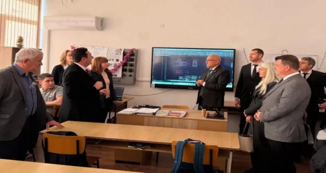 Edirne Keşan’dan kardeş okul projesi kapsamında Bulgaristan’a eğitim ziyareti