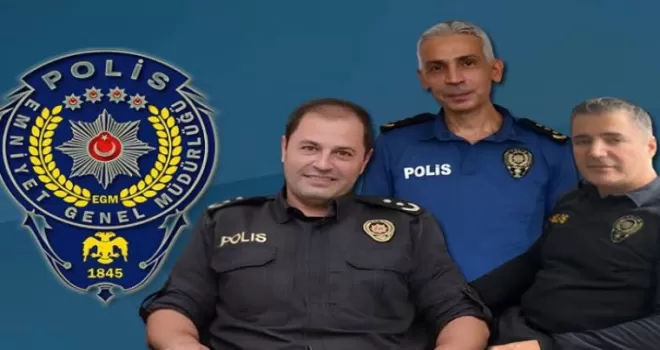 Edirne’nin üç ilçesinde Emniyet Müdürleri yer değiştirdi