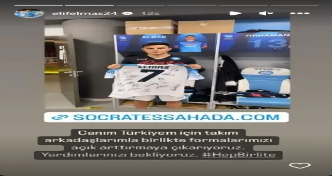 Eljif Elmas’tan depremzedeler için yardım çağrısı

