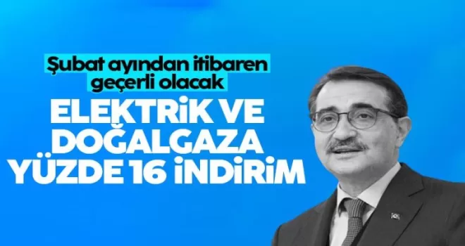 Enerji Bakanı Fatih Dönmez açıkladı: Elektrik ve doğalgazda indirim müjdesi