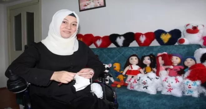 Engellerini aştığı hobisi şimdi gelir kaynağı oldu
